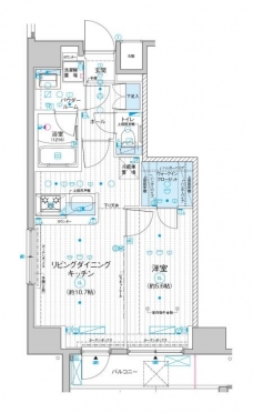 メインステージ入谷IVの間取り図