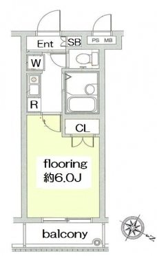 グランヴァン西馬込の間取り図
