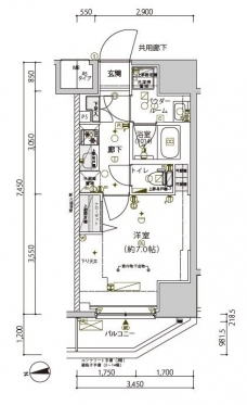 メインステージ南砂町IIの間取り図