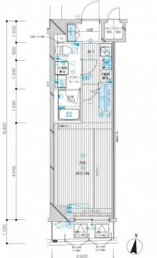 メインステージ千歳船橋の間取り図
