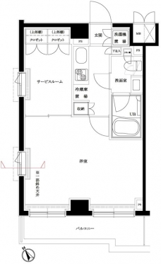 ルーブル目黒不動前の間取り図