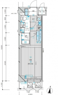 メインステージ千歳船橋の間取り図
