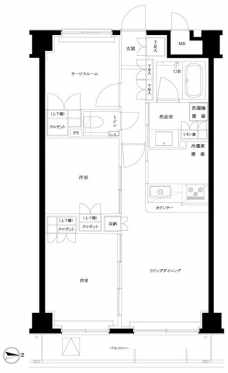 エルデンシア南大泉の間取り図