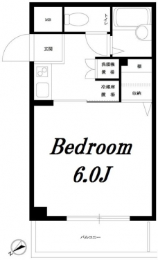ルーブル上池台壱番館の間取り図