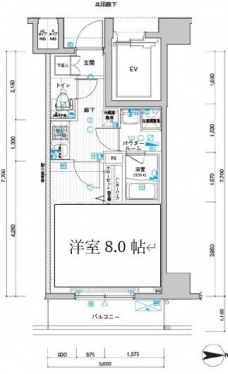 メインステージ武蔵関駅前IIの間取り図
