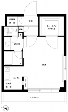 ルーブル学芸大学五番館の間取り図