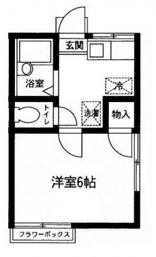 アルス旭ヶ丘の間取り図