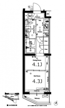 アークマーク三軒茶屋の間取り図