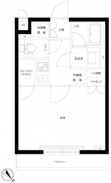 ルーブル駒沢大学参番館の間取り図