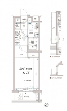 アークマーク東中野の間取り図