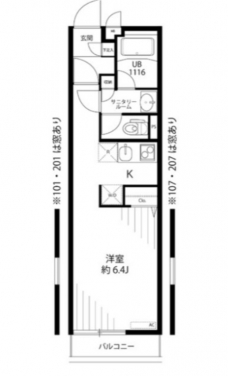 リブリ・フェリカの間取り図