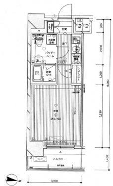 メインステージ王子IIの間取り図