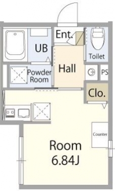 Charmaine東中野の間取り図