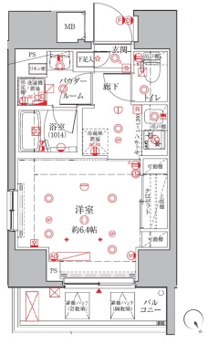 クレイシアIDZ三田の間取り図