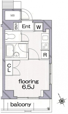 グランヴァン阿佐ヶ谷IIの間取り図