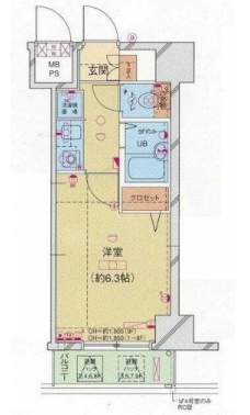 菱和パレス明大前壱番館の間取り図
