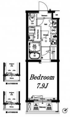 アクサス蒲田南の間取り図