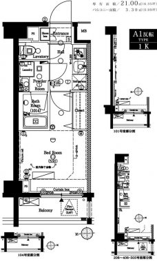 アクサス品川大井町の間取り図