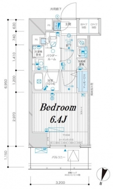 メインステージ九段下の間取り図