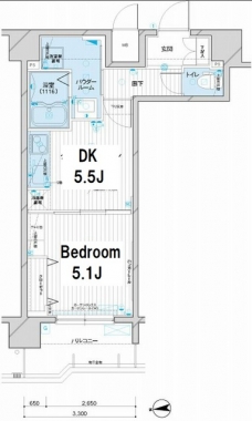 メインステージ元浅草の間取り図