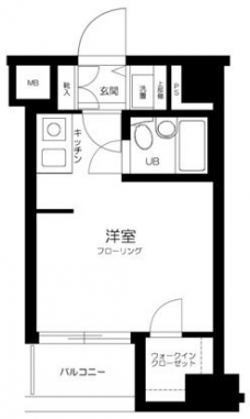 トーシンフェニックス落合駅前の間取り図