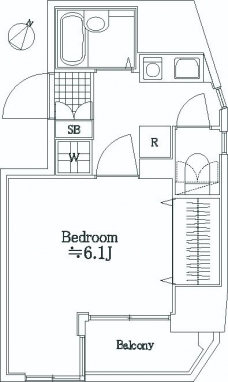 ヴェルト五反田西の間取り図