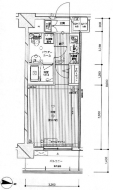メインステージ王子IIの間取り図