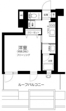 ZOOM白金高輪の間取り図