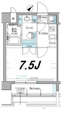 アクサス巣鴨Sta.の間取り図