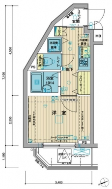 メインステージときわ台IIの間取り図