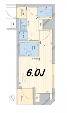 アイフェリーク日本橋の間取り図