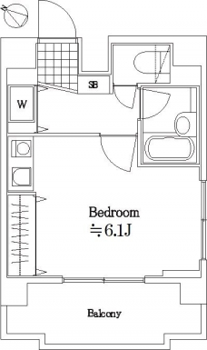 ロイヤルパレス大塚駅前の間取り図