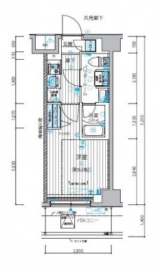 メインステージ立川IVの間取り図