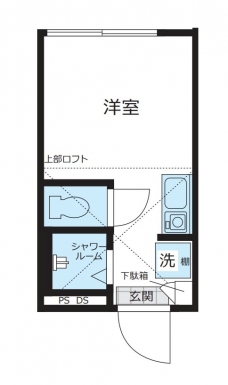 Nano北新宿２の間取り図