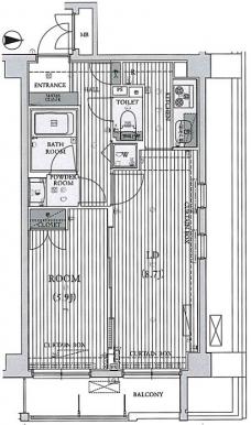 レヴィーガ大山の間取り図