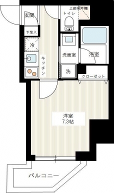 ハーモニーレジデンス大塚山手の間取り図