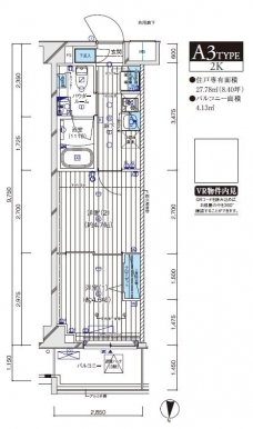 メインステージ本蓮沼の間取り図