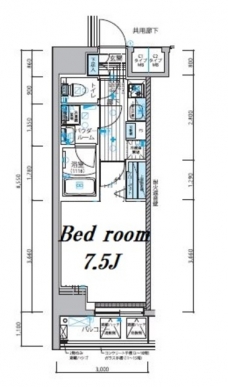 メインステージ入谷IIの間取り図
