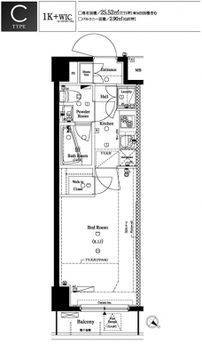 アクサス墨田アジールコートの間取り図