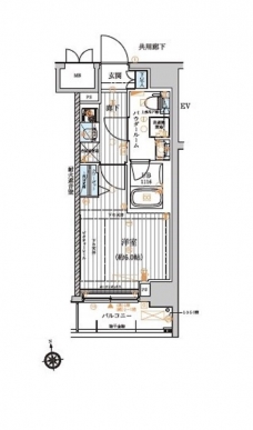 メインステージ元住吉の間取り図