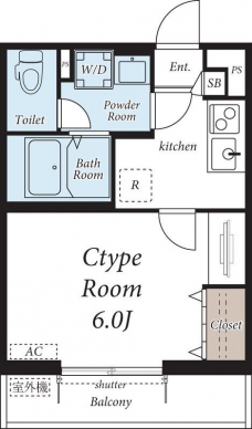 Belle vie Hamadayamaの間取り図
