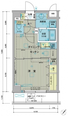 メインステージときわ台IIの間取り図