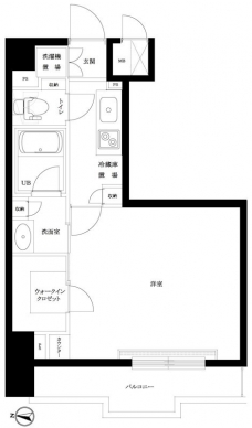 ルーブル明大前の間取り図