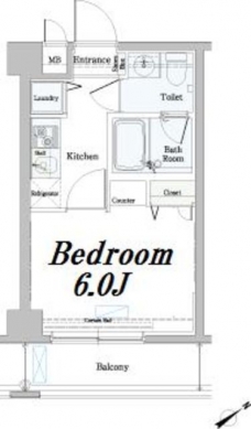 プリヴィレージュ目黒南の間取り図