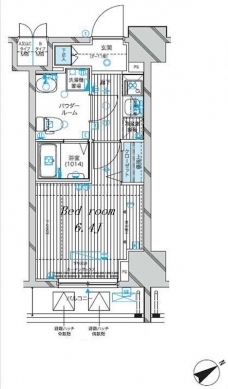 メインステージ蒲田VIエグザの間取り図