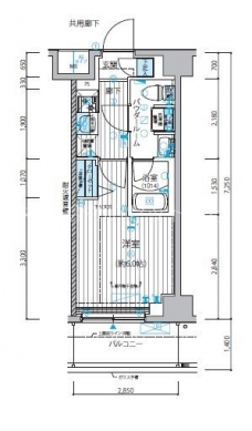 メインステージ立川IVの間取り図
