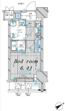 メインステージ蒲田VIエグザの間取り図