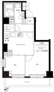 ルーブル目黒不動前の間取り図