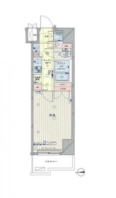 ルーブル板橋区役所前の間取り図