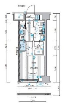 メインステージ立川IVの間取り図